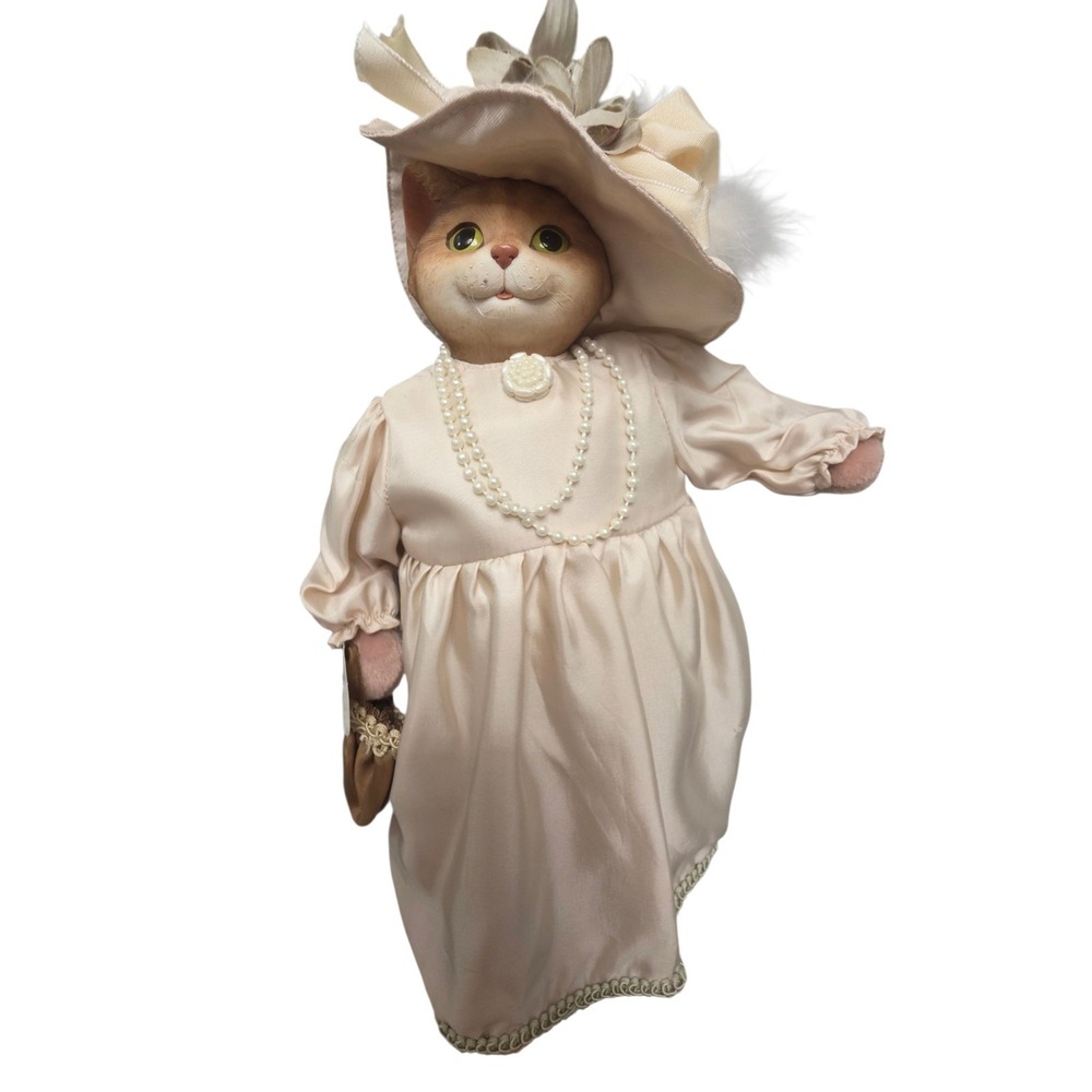 Heather Hykes CatNip Victorian Kitty Figurine Doll Collection Grace